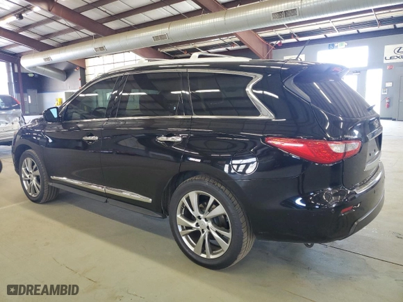 2015 Infiniti QX60 with VIN 5N1AL0MM7FC526380, listed as a Copart auction lot 49130175 with 145,483 mi miles and Salvage Title. Bid and sale history available at carsss.com. Image 2.