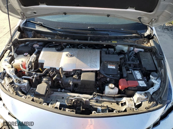 2017 Toyota Prius Prime Plus with VIN JTDKARFP8H3006444, listed as a Copart auction lot 48722075 with 137,905 mi miles and Salvage Title. Bid and sale history available at carsss.com. Image 11.