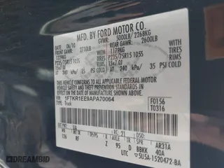 2010 Ford Ranger XL with VIN 1FTKR1EE9APA70064, listed as a IAAI auction lot 41683973 with 166,225 mi miles. Bid and sale history available at carsss.com. Image 9.