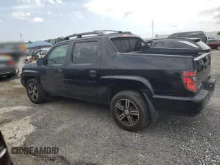 2014 Honda Ridgeline Sport with VIN 5FPYK1F75EB001197, listed as a Copart auction lot 65932295 with 121,862 mi miles and Salvage title. Bid and sale history available at DreamBid. Image 2.