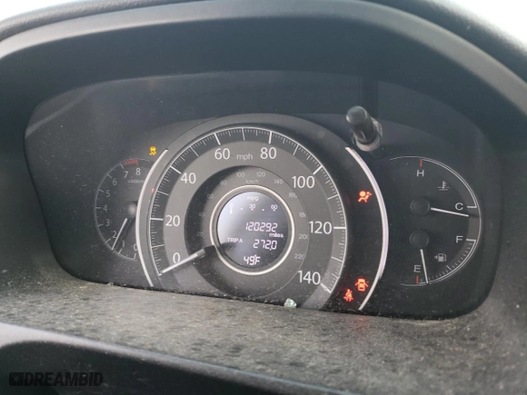 2014 Honda CR-V EX with VIN 2HKRM3H58EH507400, listed as a Copart auction lot 49714135 with 120,292 mi miles and Salvage Title. Bid and sale history available at carsss.com. Image 9.