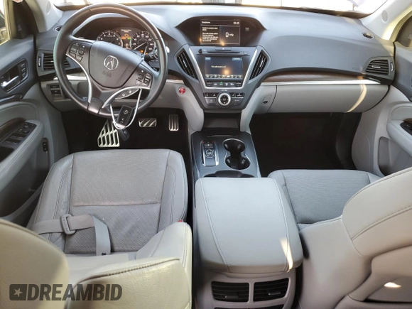 2019 Acura MDX Sport Hybrid w/Technology Pkg with VIN 5J8YD7H56KL000006, listed as a Copart auction lot 80304284 with 35,210 mi miles and Salvage Title. Bid and sale history available at carsss.com. Image 8.