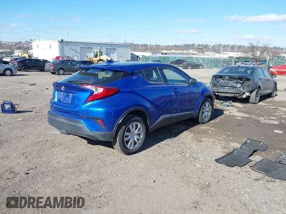 2019 Toyota C-HR XLE with VIN NMTKHMBX7KR082505, listed as a IAAI auction lot 41639520 with 37,475 mi miles. Bid and sale history available at carsss.com. Image 4.