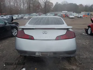 2005 Infiniti G35 Coupe with VIN JNKCV54E75M423240, listed as a IAAI auction lot 41103597 with 121,413 mi miles. Bid and sale history available at carsss.com. Image 16.