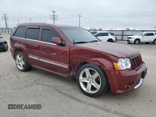 2008 Jeep Grand Cherokee SRT-8 with VIN 1J8HR78348C162460, listed as a Copart auction lot 43966375 with 94,444 mi miles and Salvage Title. Bid and sale history available at carsss.com. Image 4.