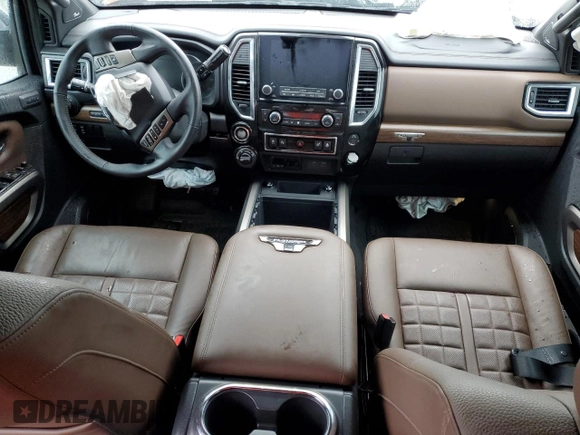 2023 Nissan Titan Pro-4X с VIN 1N6AA1ED5PN117960, выставлен на аукционе Copart как лот 42931505 с пробегом 19 754 миль миль и Списание • Salvage title. История ставок и продаж доступна на DreamBid. Изображение 8.