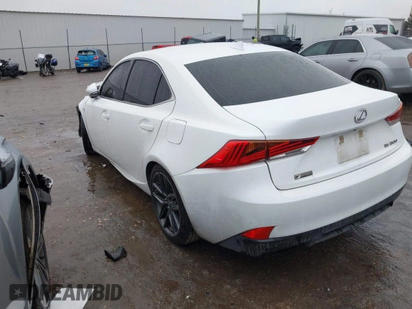 2018 Lexus IS with VIN JTHBA1D28J5078195, listed as a IAAI auction lot 41448692 with 105,745 mi miles. Bid and sale history available at carsss.com. Image 3.