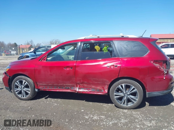 2018 Nissan Pathfinder SV z VIN 5N1DR2MM5JC614716, wystawiony jako IAAI lot #41762250 z przebiegiem 94 825 mil mil oraz . Historia ofert i sprzedaży dostępna na DreamBid. Obrazek 15.