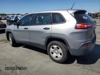 2015 Jeep Cherokee Sport with VIN 1C4PJLAB6FW536373, listed as a Copart auction lot 63693805 with 124,439 mi miles and Clean title. Bid and sale history available at DreamBid. Image 2.