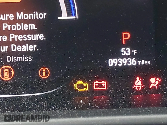 2020 Honda Accord Touring with VIN 1HGCV3F99LA008992, listed as a IAAI auction lot 41411311 with 93,936 mi miles and . Bid and sale history available at DreamBid. Image 16.