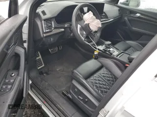 2021 Audi SQ5 Premium Plus with VIN WA1B4AFY9M2029016, listed as a Copart auction lot 53489214 with 23,306 mi miles and Salvage Title. Bid and sale history available at DreamBid. Image 8.