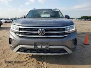 2021 Volkswagen Atlas S with VIN 1V2AP2CA7MC606267, listed as a Copart auction lot 56690154 with 53,381 mi miles and Salvage title. Bid and sale history available at DreamBid. Image 5.