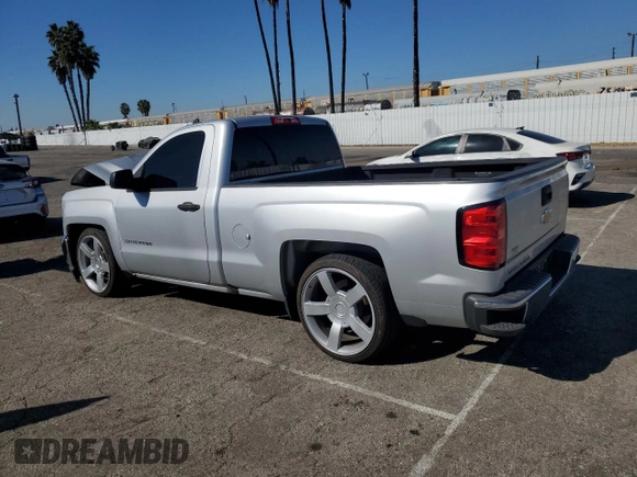 2017 Chevrolet Silverado 1500 LS with VIN 1GCNCNEC2HZ109094, listed as a Copart auction lot 77881174 with 59,259 mi miles and Salvage Title. Bid and sale history available at carsss.com. Image 2.