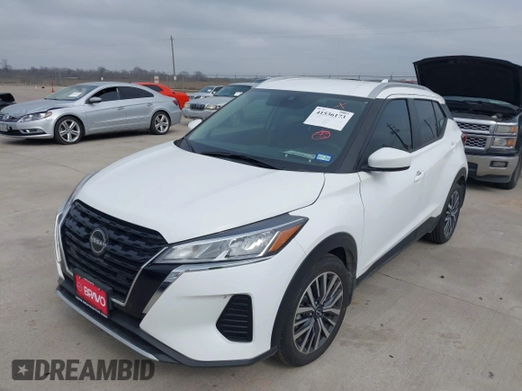 2024 Nissan Kicks SV with VIN 3N1CP5CV7RL484569, listed as a IAAI auction lot 41536173 with 1,146 mi miles. Bid and sale history available at carsss.com. Image 6.