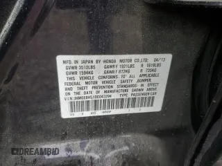 2013 Honda Fit Sport with VIN JHMGE8H51DC043294, listed as a Copart auction lot 43765195 with 95,587 mi miles and Salvage Title. Bid and sale history available at carsss.com. Image 12.