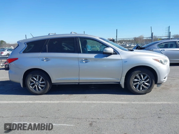 2015 Infiniti QX60 with VIN 5N1AL0MN0FC502107, listed as a IAAI auction lot 41793449 with 180,961 mi miles. Bid and sale history available at carsss.com. Image 13.