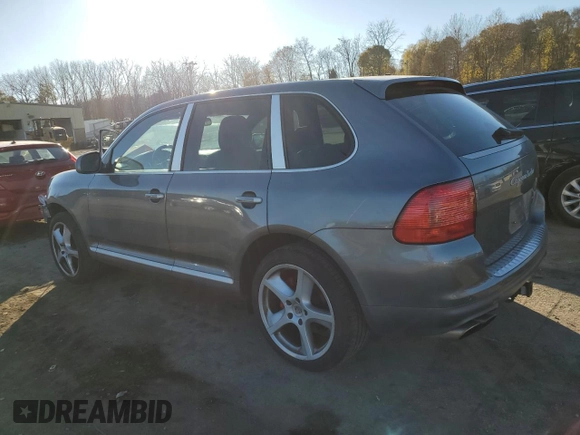 2004 Porsche Cayenne Turbo with VIN WP1AC29P24LA94165, listed as a Copart auction lot 81090334 with 49,635 mi miles and Salvage title. Bid and sale history available at DreamBid. Image 2.