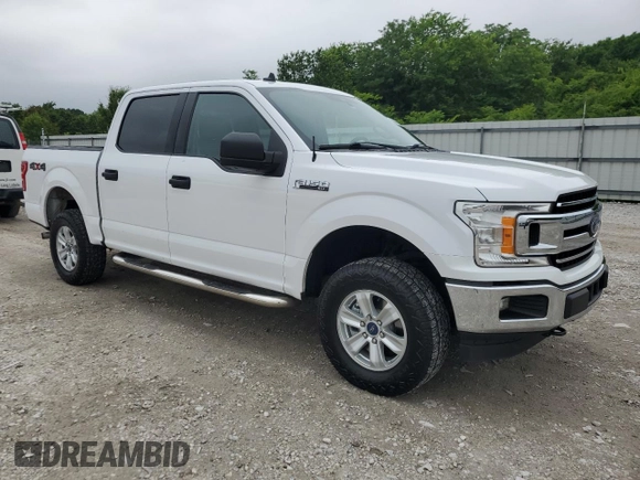 2020 Ford F-150 XL with VIN 1FTEW1E43LKD42136, listed as a Copart auction lot 59444145 with 142,294 mi miles and Salvage title. Bid and sale history available at DreamBid. Image 4.