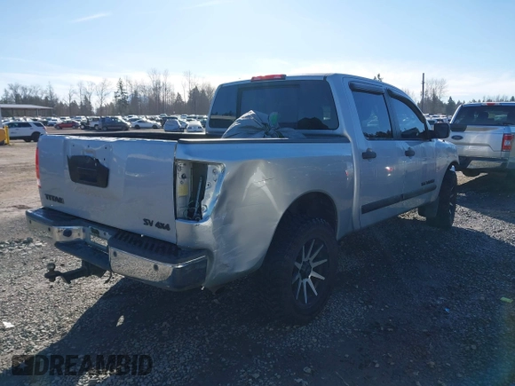 2011 Nissan Titan SL with VIN 1N6AA0EC5BN303931, listed as a IAAI auction lot 41687499 with 243,993 mi miles. Bid and sale history available at carsss.com. Image 4.