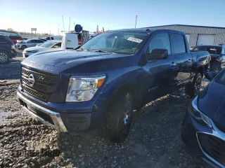 2021 Nissan Titan S with VIN 1N6AA1EC2MN528946, listed as a Copart auction lot 81486324 with 62,521 mi miles and Salvage title. Bid and sale history available at DreamBid. Image 1.