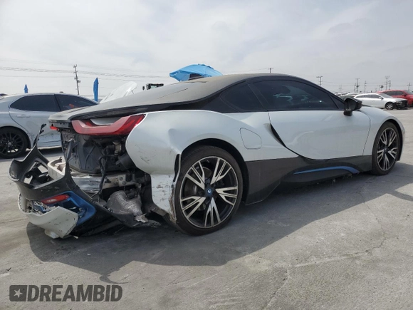 2016 BMW i8 with VIN WBY2Z2C57GV675308, listed as a Copart auction lot 53397245 with 56,452 mi miles and Clean Title. Bid and sale history available at carsss.com. Image 3.
