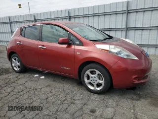 2012 Nissan LEAF SL with VIN JN1AZ0CP1CT025305, listed as a Copart auction lot 54273085 with 48,575 mi miles and Clean Title. Bid and sale history available at carsss.com. Image 4.