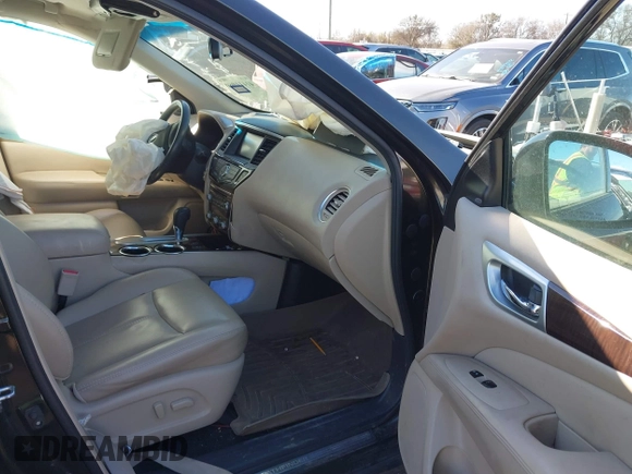 2016 Nissan Pathfinder S z VIN 5N1AR2MN4GC646951, wystawiony jako IAAI lot #41411060 z przebiegiem 121 690 mil mil oraz . Historia ofert i sprzedaży dostępna na DreamBid. Obrazek 5.