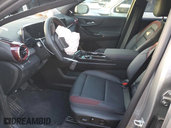 2025 Chevrolet Equinox AWD RS with VIN 3GNAXTEG2SL124579, listed as a Copart auction lot 47129755 with Not provided miles and Salvage title. Bid and sale history available at DreamBid. Image 7.