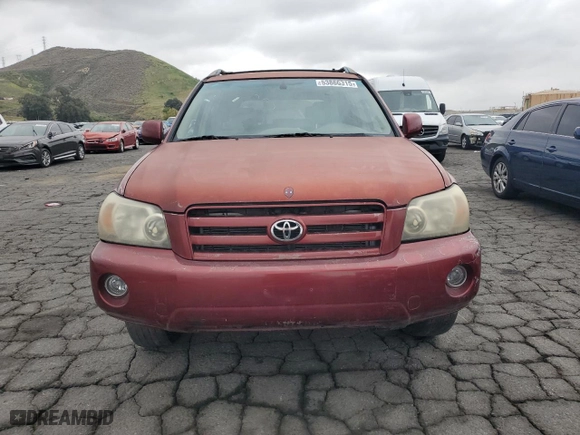 2006 Toyota Highlander w/3rd Row with VIN JTEEP21A960153890, listed as a Copart auction lot 53866315 with 173,331 mi miles and Salvage Title. Bid and sale history available at carsss.com. Image 5.