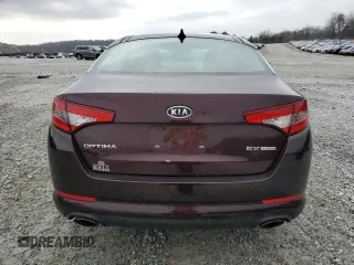 2012 Kia Optima EX with VIN 5XXGN4A69CG018316, listed as a Copart auction lot 43252345 with 131,165 mi miles and Salvage Title. Bid and sale history available at carsss.com. Image 6.