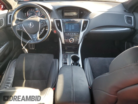 2019 Acura TLX w/A-Spec Pkg with VIN 19UUB2F65KA005230, listed as a Copart auction lot 48872145 with 61,992 mi miles and Salvage Title. Bid and sale history available at carsss.com. Image 8.