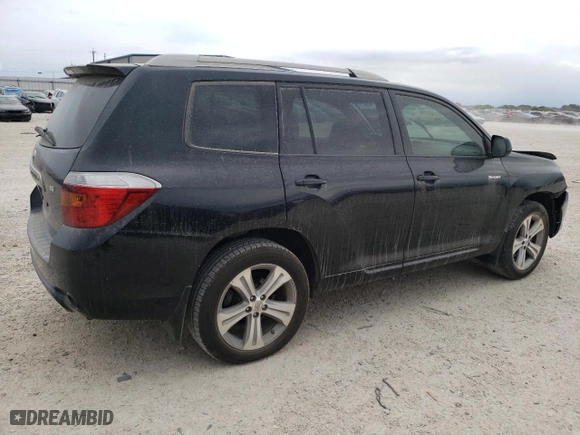 2009 Toyota Highlander Sport with VIN JTEDS43A492092587, listed as a Copart auction lot 57210994 with 195,908 mi miles and Salvage Title. Bid and sale history available at carsss.com. Image 3.