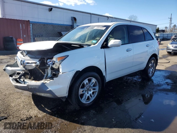 2008 Acura MDX with VIN 2HNYD28248H550604, listed as a Copart auction lot 49809955 with 244,213 mi miles and Salvage Title. Bid and sale history available at DreamBid. Image 1.