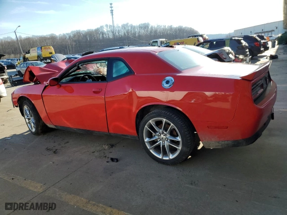 2022 Dodge Challenger GT with VIN 2C3CDZKG3NH160686, listed as a Copart auction lot 44945185 with 0 mi miles and Salvage Title. Bid and sale history available at carsss.com. Image 2.