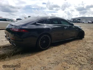 2021 Mercedes-Benz AMG GT with VIN W1K7X5KB5MA039808, listed as a Copart auction lot 63608354 with 18,253 mi miles and Salvage Title. Bid and sale history available at carsss.com. Image 3.