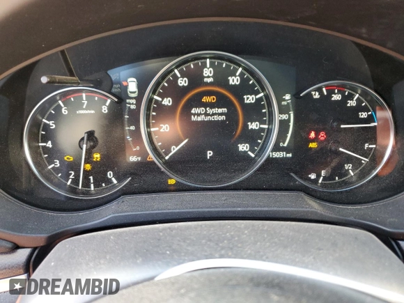 2024 Mazda CX-5 2.5 Carbon Turbo with VIN JM3KFBAY7R0378845, listed as a Copart auction lot 49229395 with 15,031 mi miles and Salvage Title. Bid and sale history available at carsss.com. Image 9.