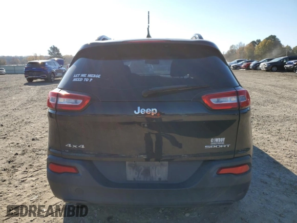 2016 Jeep Cherokee Altitude with VIN 1C4PJMAB8GW112362, listed as a Copart auction lot 82897994 with 115,625 mi miles and Salvage title. Bid and sale history available at DreamBid. Image 6.