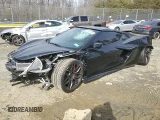 2024 Chevrolet Corvette 1LZ with VIN 1G1YD2D31R5610151, listed as a Copart auction lot 45017255 with 765 mi miles and Salvage Title. Bid and sale history available at DreamBid. Image 1.