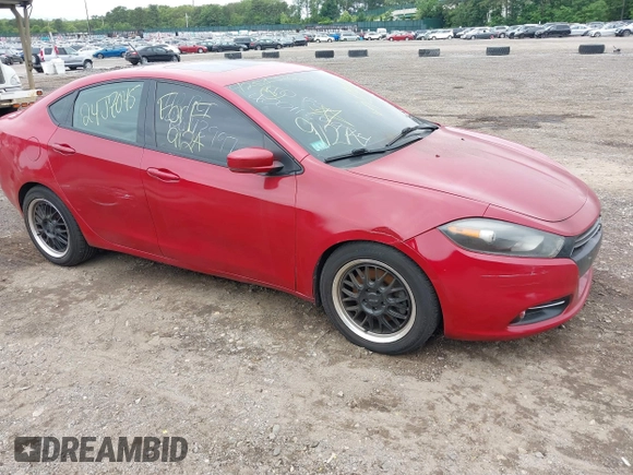 2014 Dodge Dart GT with VIN 1C3CDFEB2ED867080, listed as a IAAI auction lot 42513766 with Not provided miles and . Bid and sale history available at DreamBid. Image 1.