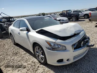 2012 Nissan Maxima SV with VIN 1N4AA5AP9CC847179, listed as a Copart auction lot 61097075 with 98,996 mi miles and Salvage title. Bid and sale history available at DreamBid. Image 4.
