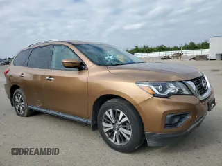 2017 Nissan Pathfinder S with VIN 5N1DR2MMXHC605245, listed as a Copart auction lot 53764715 with 167,954 mi miles and Clean Title. Bid and sale history available at carsss.com. Image 4.