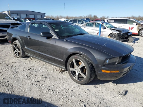 2008 Ford Mustang Deluxe with VIN 1ZVHT80N185183294, listed as a Copart auction lot 49825745 with 173,283 mi miles and Salvage Title. Bid and sale history available at carsss.com. Image 4.