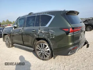 2023 Lexus LX 600 Luxury z VIN JTJGB7CX0P4030724, wystawiony jako Copart lot #75330654 z przebiegiem 17 614 mil mil oraz Szkoda całkowita • Salvage title. Historia ofert i sprzedaży dostępna na DreamBid. Obrazek 2.