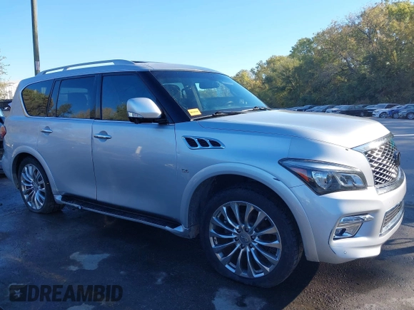 2015 Infiniti QX80 z VIN JN8AZ2NE5F9085047, wystawiony jako IAAI lot #40582956 z przebiegiem 123 438 mil mil oraz . Historia ofert i sprzedaży dostępna na DreamBid. Obrazek 12.