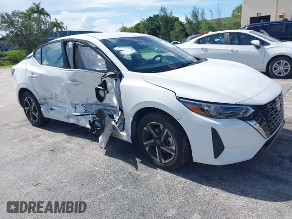 2024 Nissan Sentra SV with VIN 3N1AB8CV9RY273044, listed as a IAAI auction lot 42697869 with Not provided miles and . Bid and sale history available at DreamBid. Image 1.