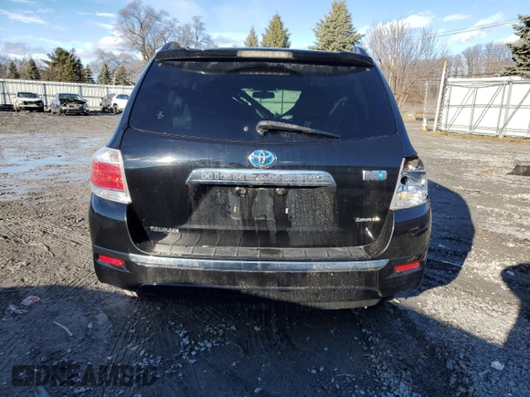 2011 Toyota Highlander Hybrid Limited with VIN JTEDC3EH3B2002983, listed as a Copart auction lot 87045994 with 143,483 mi miles and Salvage Title. Bid and sale history available at carsss.com. Image 6.