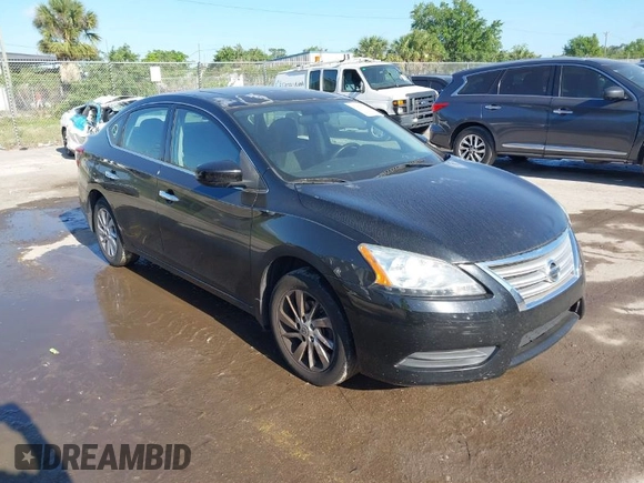2015 Nissan Sentra SV with VIN 3N1AB7AP2FY290827, listed as a IAAI auction lot 41950334 with 162,224 mi miles. Bid and sale history available at carsss.com. Image 1.