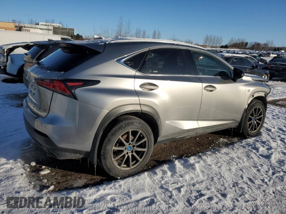 2020 Lexus NX with VIN JTJSARDZ7L2230210, listed as a Copart auction lot 42704995 with 95,227 mi miles and Salvage Title. Bid and sale history available at carsss.com. Image 3.