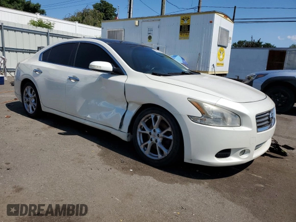 2014 Nissan Maxima S with VIN 1N4AA5AP1EC472343, listed as a Copart auction lot 87452044 with 125,078 mi miles and Non Repairable. Bid and sale history available at DreamBid. Image 4.