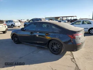 2025 Honda Civic Sport with VIN 2HGFE2F50SH537154, listed as a Copart auction lot 48980195 with 22,732 mi miles and Clean title. Bid and sale history available at DreamBid. Image 2.